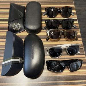 Sunglasses, 5 various pairs